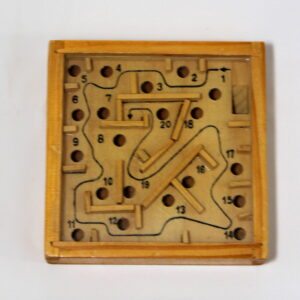 Houten doolhof klein model