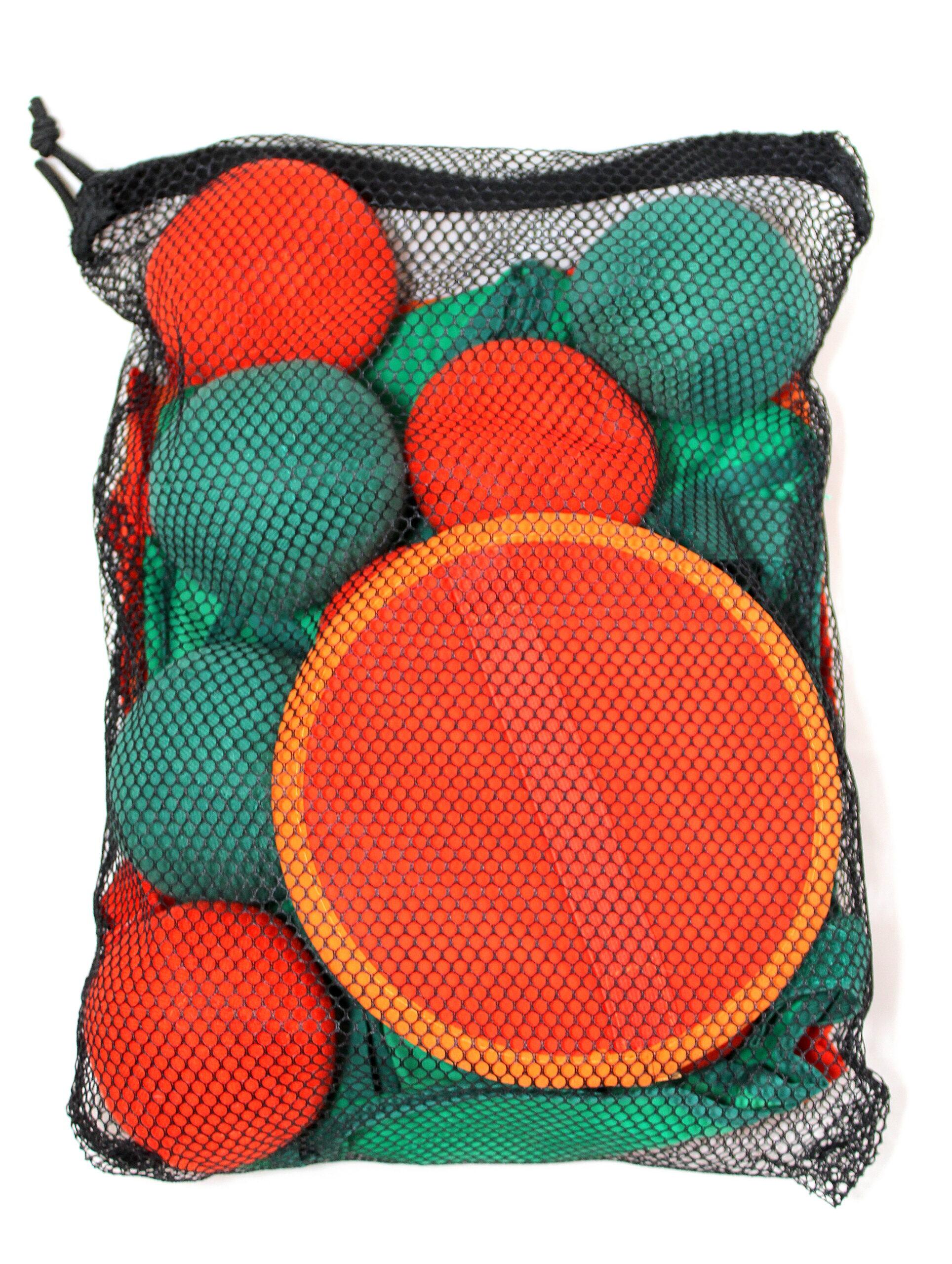 Tag-spel met vest en ballen