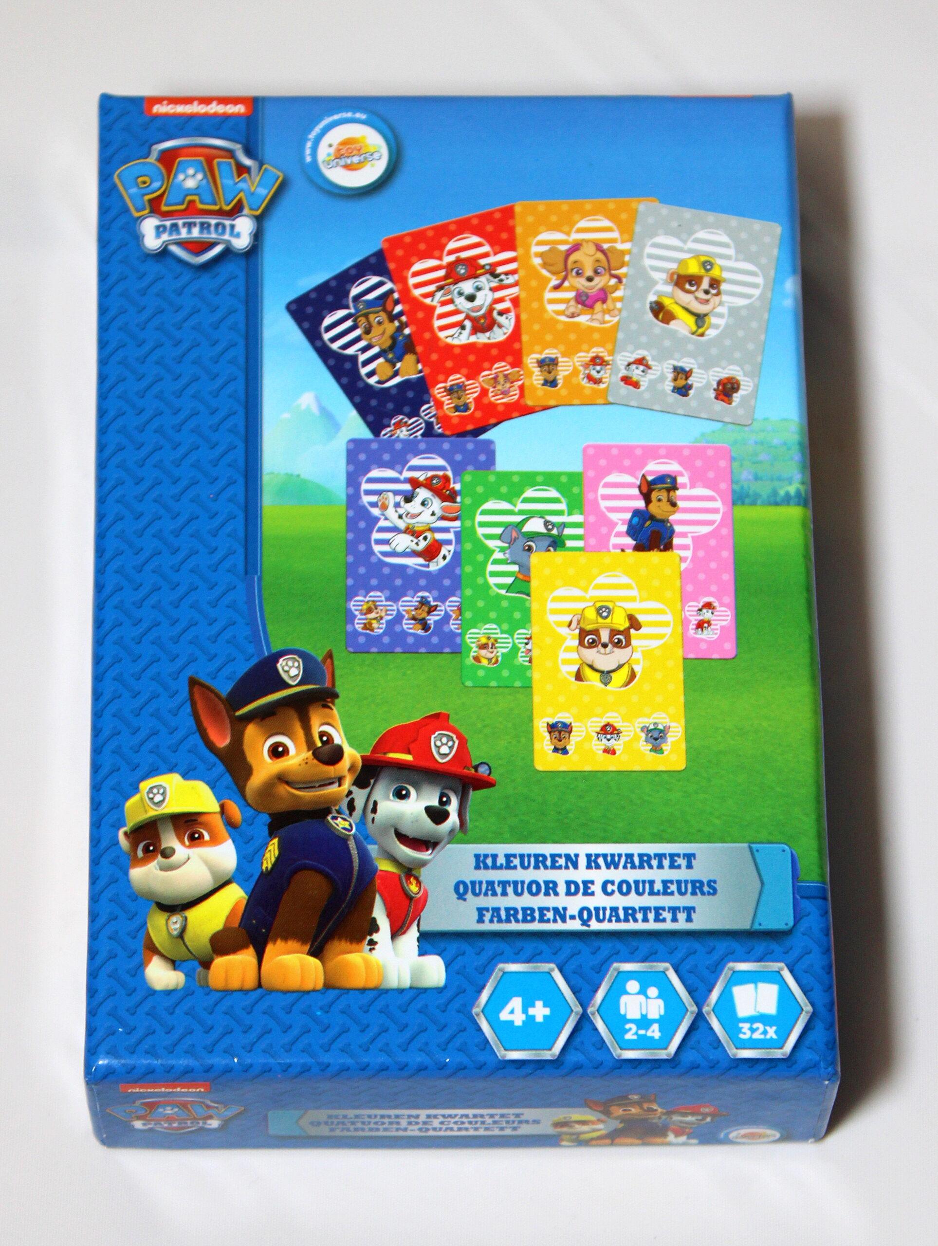 PAW Patrol kleuren kwartet