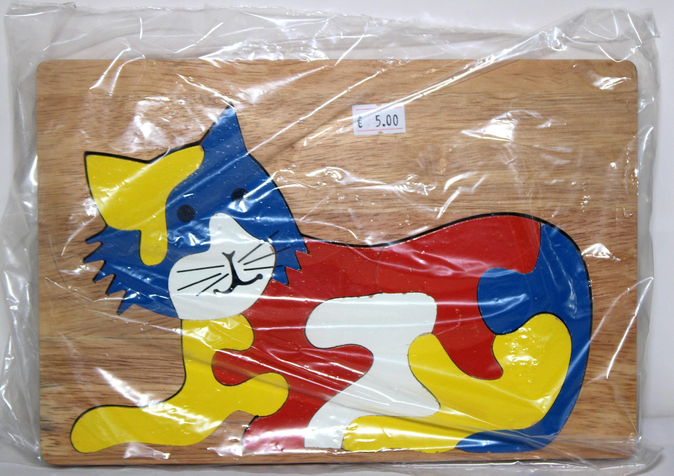 Houten vormpuzzel