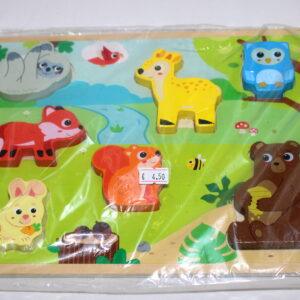 Houten inlegpuzzel